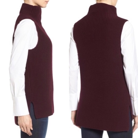 ‼️LAST CHANCE‼️Chunky Burgundy Wool Sweater - Picture 2 of 6